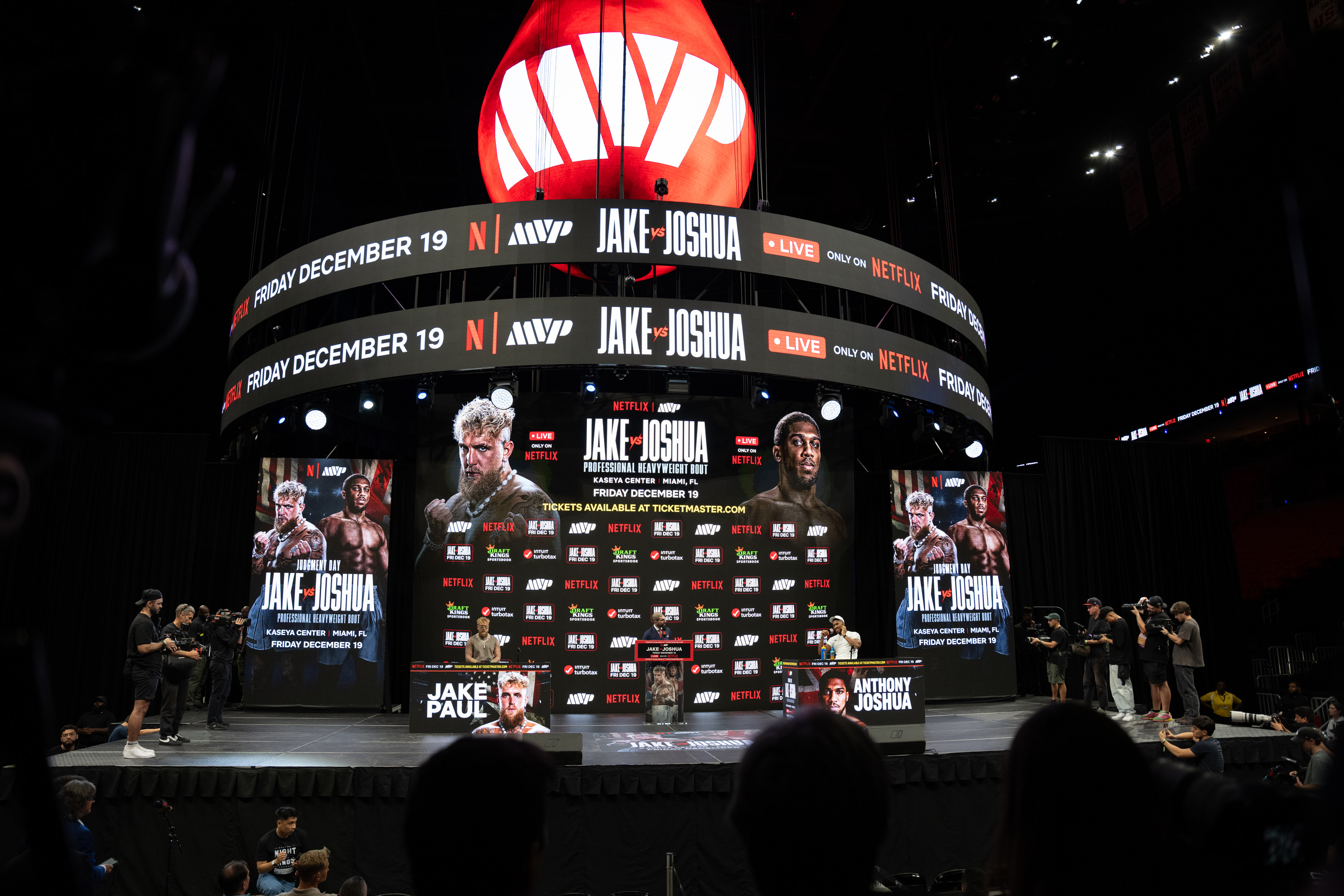 Jake Paul vs Anthony Joshua press conference